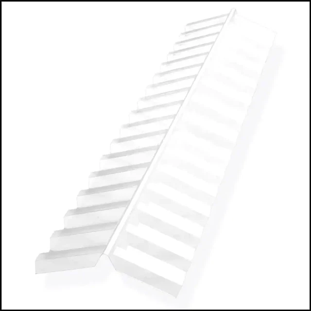 Clear Polycarbonate Ridge Cap Flashing For Corrugated Roofing Panel 4 Feet New
