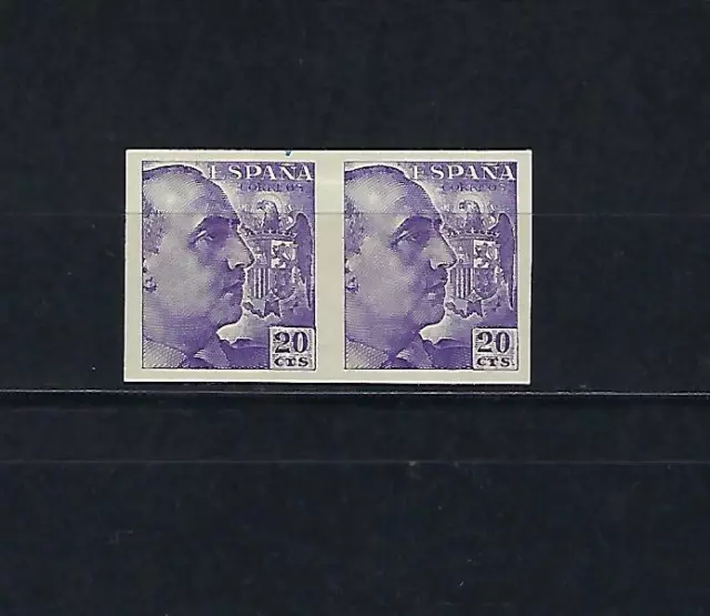 ESPAÑA. Año 1940. General Franco y escudo de España. VARIEDAD.