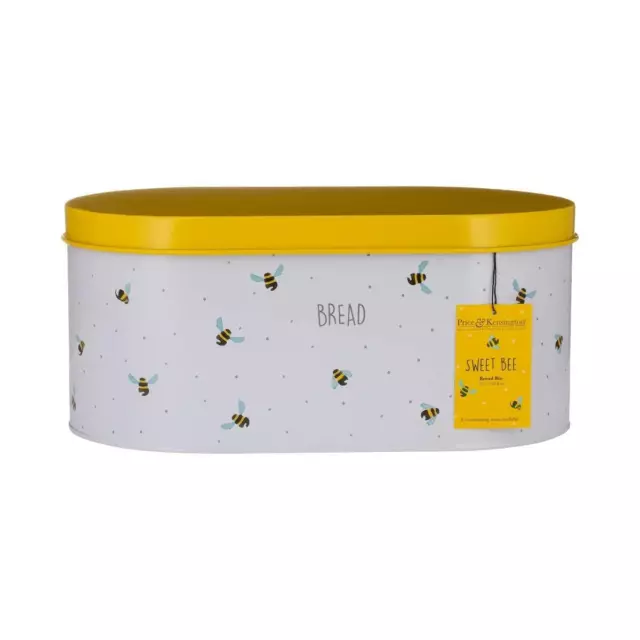 Price & Kensington Sweet Bee Bread Bin 10 Litre, Yellow