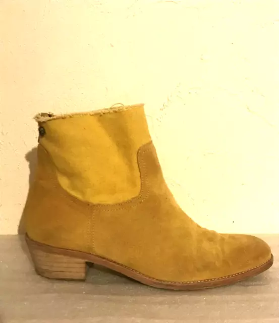 ZADIG & VOLTAIRE - BOTTINES " teddy"- BOOTS à TALONS - Pointure 38eu
