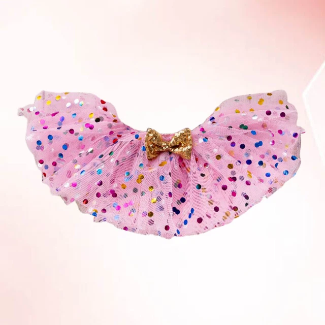 Abito tutù vintage bambino gonna tutu multistrato abito da ballo per bambini