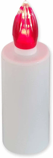 Lumino LED Votivo A Batteria - Effetto Luce Tremolante, Autonomia Fino A 365 Giorni - Foto 9