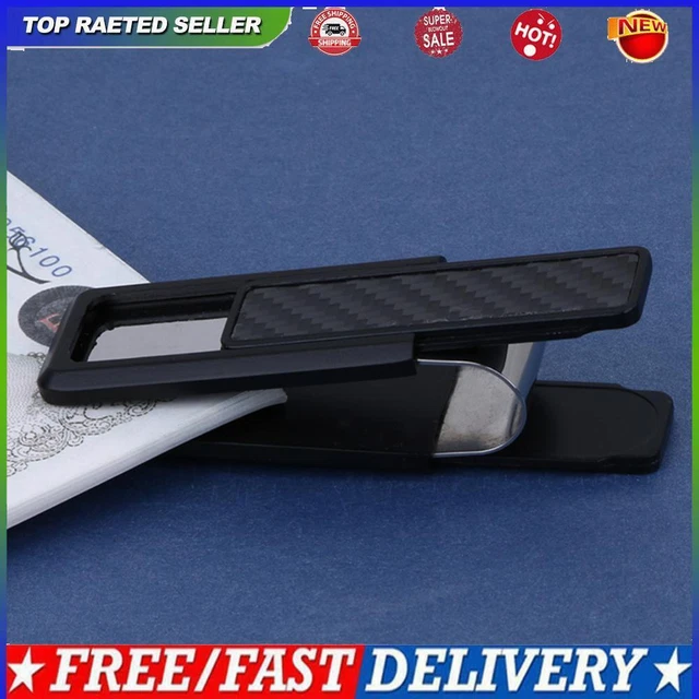STAINLESS STEEL MONEY Clip Mini Double Sided Cash Clips Durable for Men ...