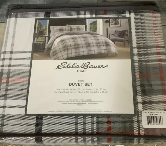 ⚡️Eddie Bauer Home | Alder Collection | 100% Cotton Soft and Cozy Premium (Twin)