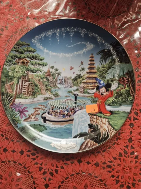 Bradford Exchange Walt Disney World's 25th Anniversary "Adventureland" Plate