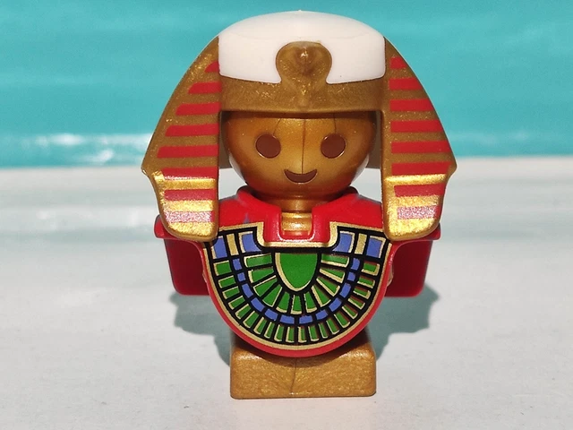 Figurines Playmobil Égyptien - Pharaon Et Prêtre (réf. 5386, 4242), Pièces Seules, Occasion
