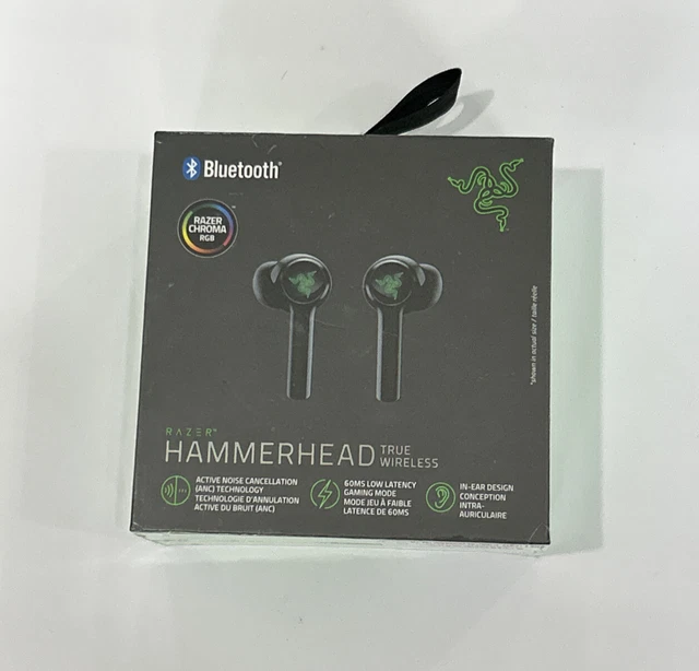 Razer Hammerhead True Wireless Bluetooth Earbuds 2nd Gen - New in Box, Sealed