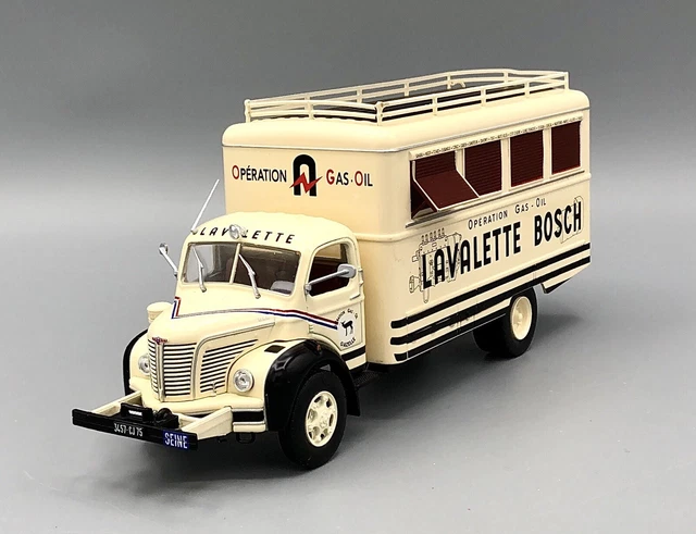 Camion Berliet GBK80 Gendarmerie 1/43 - Ixo - Pompe à Eau, Fourgon