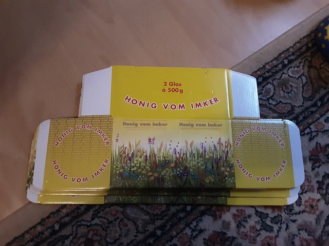 5 St.eschenktüten für Honiggläser Gläser mit Bienenmotiv Geschenktüte Verpackung