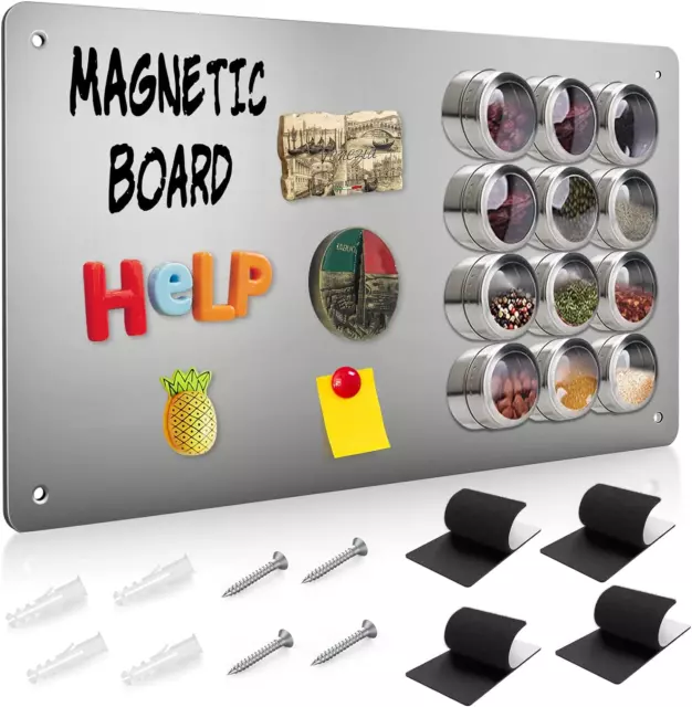 Magnettafel Für Wand Urlaubs Magnete 45X30Cm, A3 Groß Magnetwand Kinder, Edelsta
