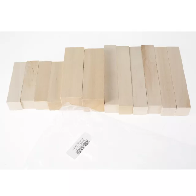 12Pcs Basswood Carving Block Natural Soft Wood Carving Block 3 Sizes💦