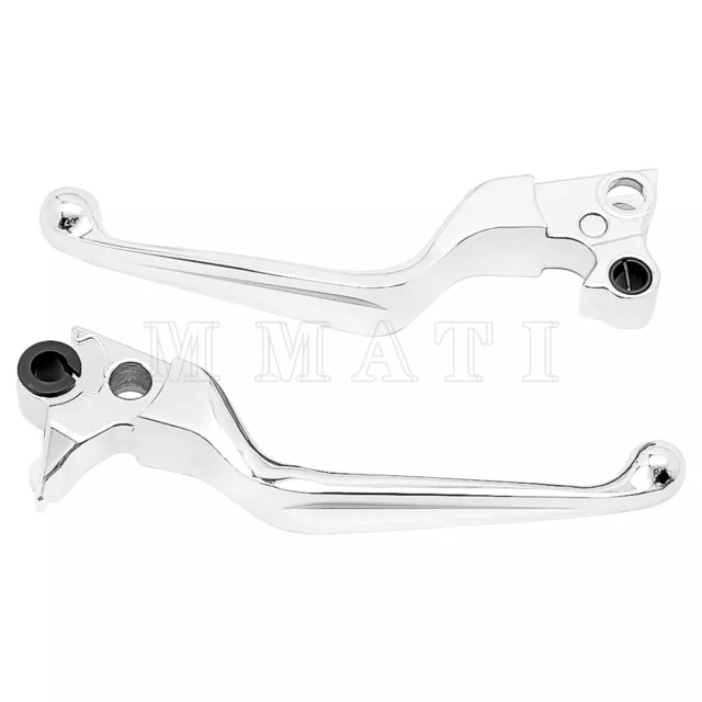 Chrome Brake Clutch Lever Fit For Harley Davidson Xl Sportster 883 1200 Softail