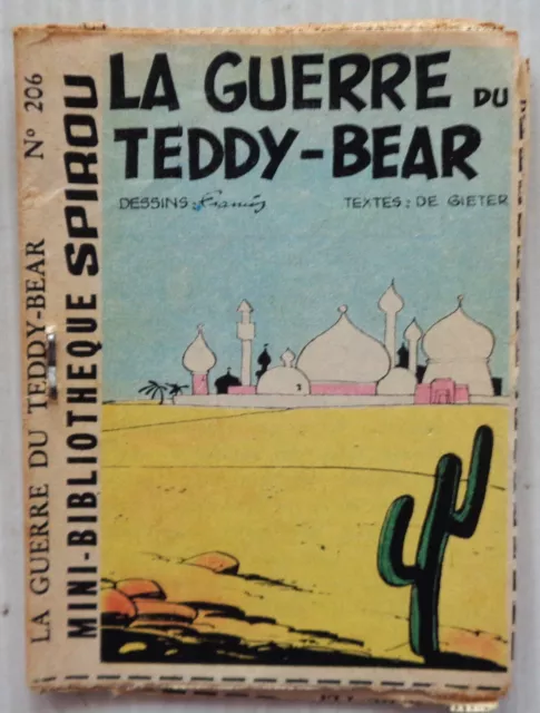 Mini Story No 206 La Guerre Teddy Bear Spirou No 1350 of Gieter 1964