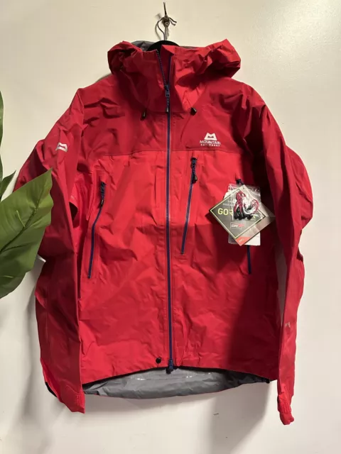 MENS MOUNTAIN EQUIPMENT  Lhotse  Gore-text Jacket, Size XL, Red, RRP £500