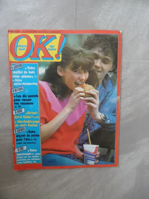 OK magazine AGE TENDRE N°179 du 18 au 24 juin 1979 - PHILIPPE CHATEL / F. VALERY