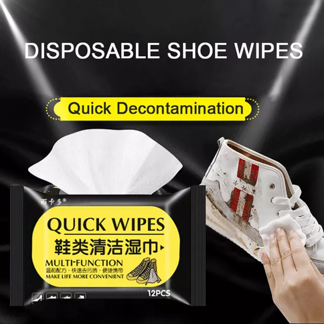 Toallitas desechables para zapatos herramientas de limpieza zapatos de cuidado útiles lavado rápido limpieza WiAP