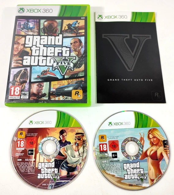 Gta V Complet Notice Et Carte Pal Fra Jeu Console Microsoft
