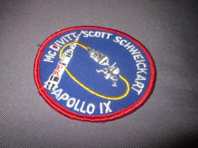 Vintage APOLLO IX 9 McDivitt Scott Schweickart PATCH