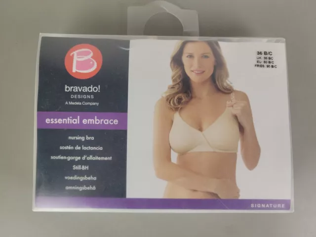 Bravado The Essential Embrace Nursing Brace -- Style 122BC (36B/C, Chai Almond)