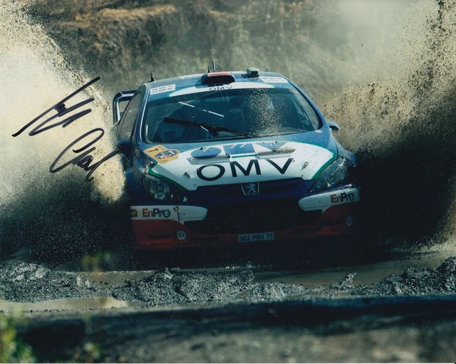 Manfred Stohl Hand Signed 10x8 Photo - Rally Autograph 1.