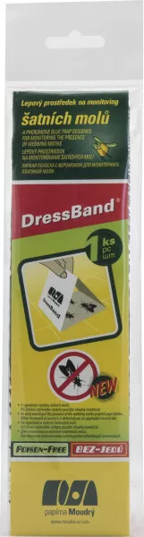 CLOTHES MOTH TRAP DRESSBAND pheromone glue moth killer adhesive strip