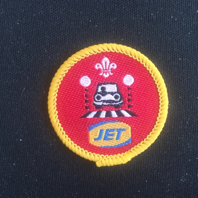 OBSOLETE UK CUB Scout Road Safety (sponsored ) Proficiency Badge. Post