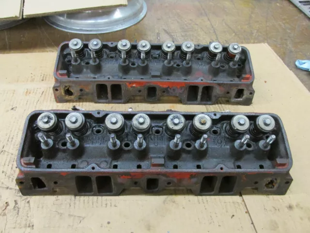1965 461 SBC Small Block Chevy 327 Heads 3782461 E-14-5