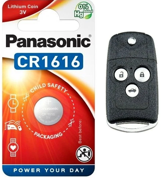CR1616 REMOTE KEY Fob Battery For Honda Civic Accord Jazz Crv "Read