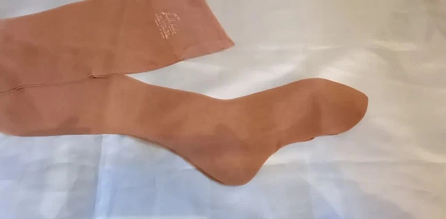 Bas Nylon à Couture Vintage Taille 2 Cinderella Gris - Neuf Avec étiquettes
