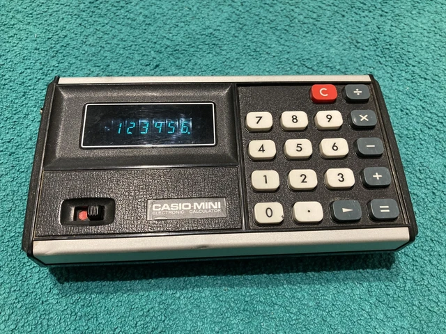 CASIO MINI CM-603 - anno 1973 Calcolatrice elettronica funzionante