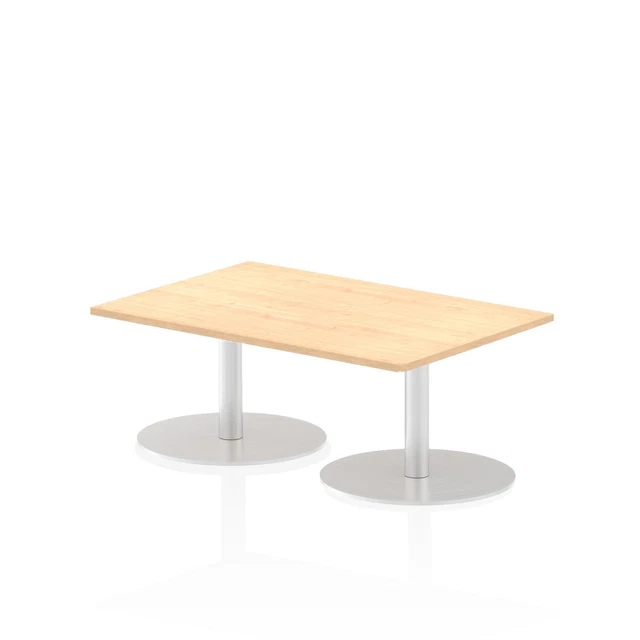 Dynamic Italia 1200 X 800Mm Poseur Rectangular Table Maple Top 475Mm High Leg IT