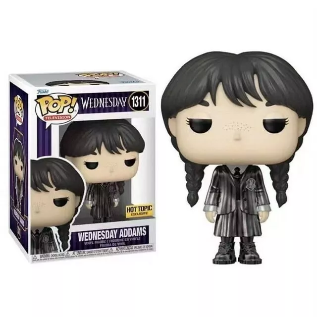 Funko Pop! Wednesday Addams #1311 Metallic Hot Topic Exclusive NEW