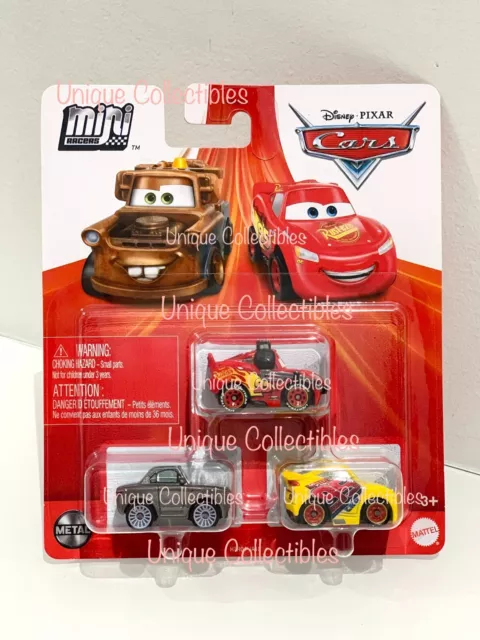 Disney Cars Metal Mini Racers (2019) Mattel Metallic Lightning