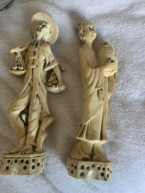 Two Oriental Japanese Figurines