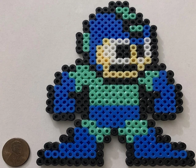 MEGA MAN 8-BIT Perler Bead Pixel Art Sprite -- 70+ Options! CAPCOM ...
