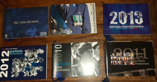 Lotto 6 -Calendario Storico Della Polizia Penitenziaria- Anno 2010-2016