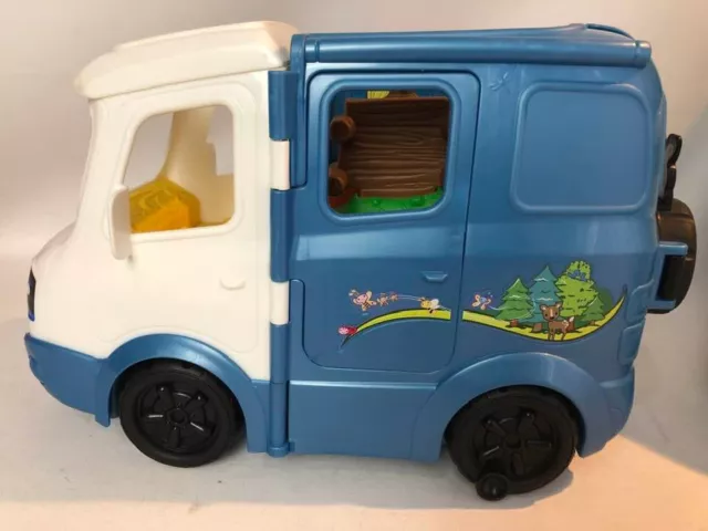 Fisher Price Little People  Camper RV Music and Lights Pre Owned