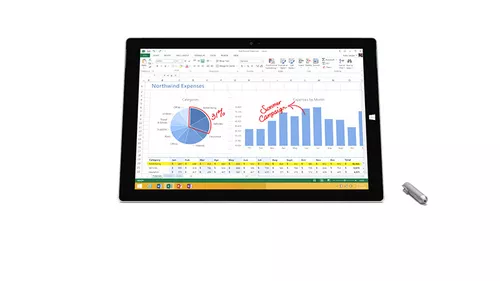 Microsoft Surface Pro 3 64GB, Wi-Fi, 12in - Silver