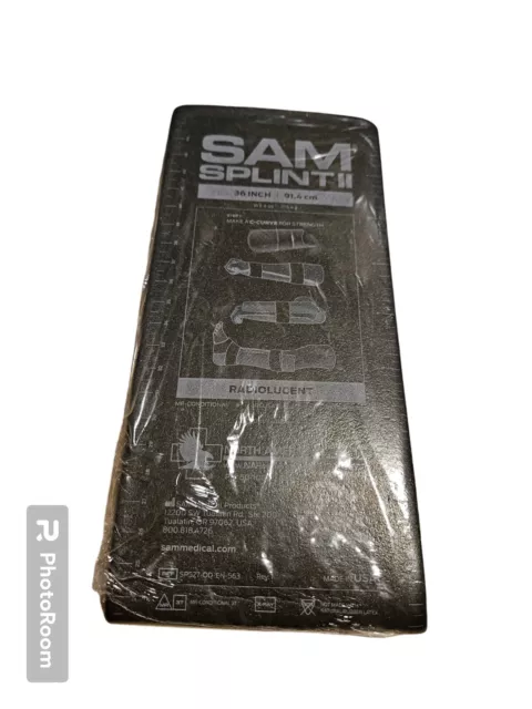 SAM Splint Universalschiene Schwarz 36inch, 91.4cm, Originalverpackt