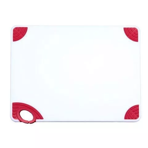 Winco CBN-1824RD, 18x24x0.5-Inch Cutting Board with Red Rubber Grip Hook