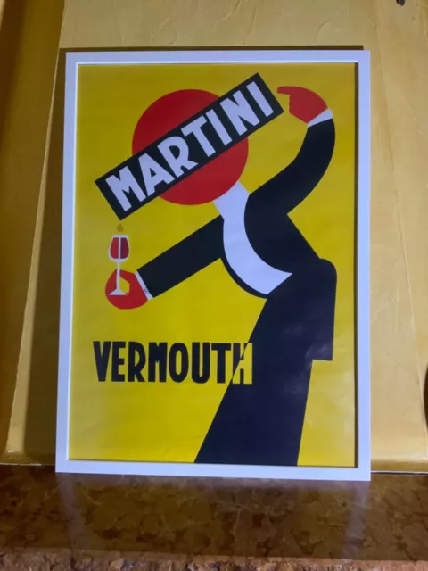 Quadro su tela con cornice, Martini Vermouth , 40x60
