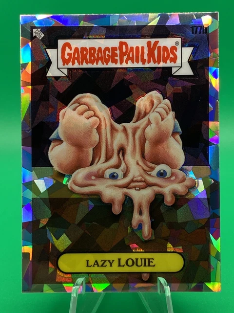 2022 GPK Garbage Pail Kids LAZY LOUIE Chrome Series 5 Atomic Refractor #177b