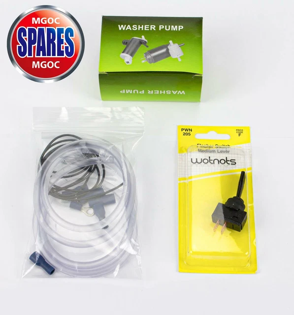 MG MGB GT Midget Electric Washer Kit Conversion Upgrade Flick Switch £