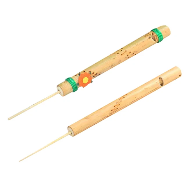 Flûte en plastique pour enfants - Éducation précoce - 6 trous - Lot de 10 pièces