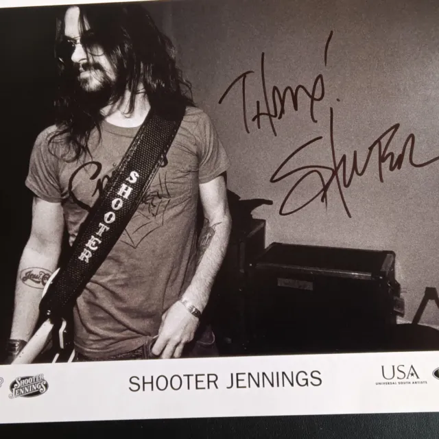 Shooter Jennings -- Autographed Photo -- No COA