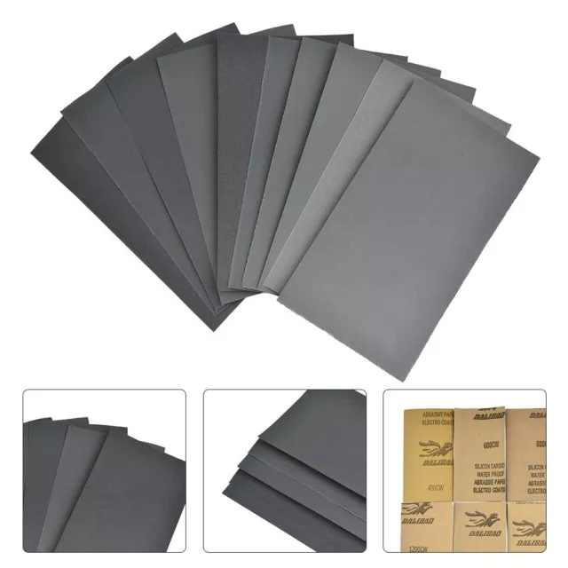 15pcs/Set 400 600 3000 800 1000 1200 1500 200 0 2500 Grit Sandpaper Wet/Dry 3