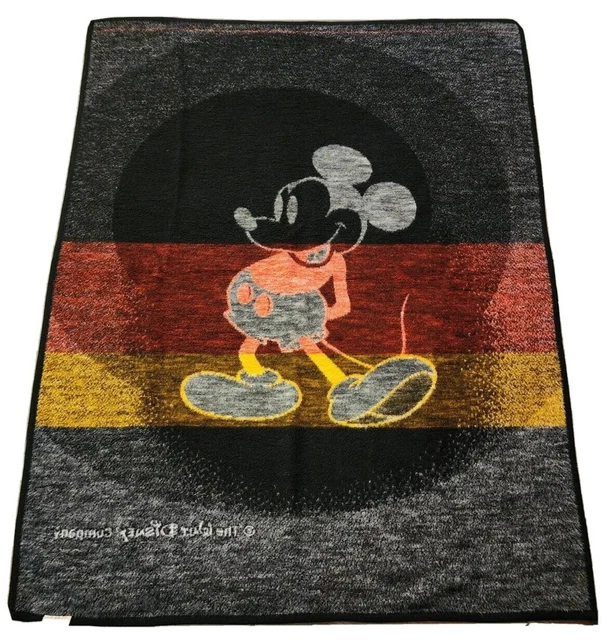 VINTAGE BIEDERLACK BLANKET Throw Mickey Mouse Walt Disney Acrylic USA
