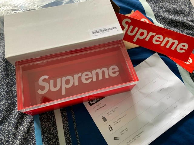 NEW 2016 SUPREME New York Acrylic Lucite Box FW16 Red $139.99
