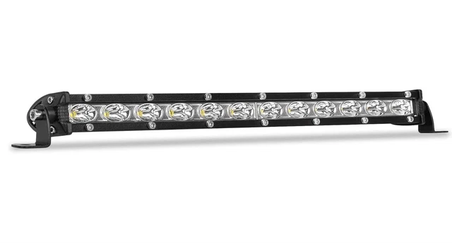 PICAA Incurvée 130cm 52 Pouces 675W Barre Lumineuse LED 4x4 avec Stroboscopique Câblage Kit, 12V 24V Lampe de Travail LED Imperméable pour Voiture Camion Offroad SUV Tracteur