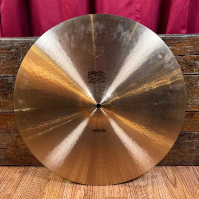 20" Paiste 1980 Black Label 2002 Medium Crash Cymbal 1920g Bonham *Video Demo*